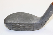 c.1920 Huntly Made In England Putter w/ Shaft Stamp & Thumb Groove