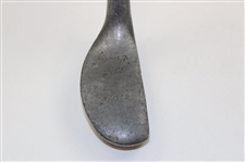 c.1920 Huntly Made In England Putter w/ Shaft Stamp & Thumb Groove