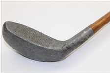 c.1920 Huntly Made In England Putter w/ Shaft Stamp & Thumb Groove