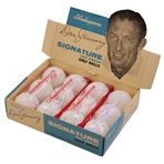 Dozen Shakespeare Don January Signature Cut Proof Golf Balls In Box