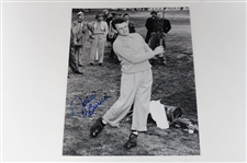 Jack Burke, Gene Littler & Al Geiberger Signed B&W Photo JSA ALOA
