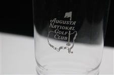 Pair of Augusta National Golf Club Logo Tall Drinking Glasses