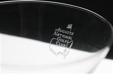 Pair of Augusta National Golf Club Sterling Cut Stemless Martini Glasses