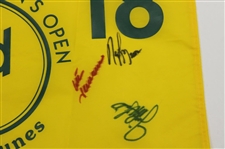 Annika Sorenstam & Nine Others Signed 2002 US Women's Open at Prairie Dunes Yellow Flag JSA ALOA