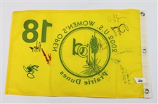 Annika Sorenstam & Nine Others Signed 2002 US Women's Open at Prairie Dunes Yellow Flag JSA ALOA