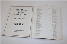 Multi Signed 1978 Tim Conway Celebrity Golf Benefit at North Ranch CC Program JSA ALOA