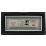 1962 Mickey Mantle & Roger Maris Framed Uncut Card Panel Post Cereal Ad - Framed 