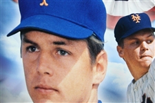 Tom Seaver Signed Career Statistics 16x20 Collage Photo JSA ALOA