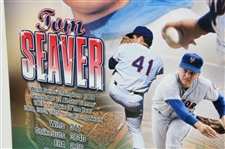 Tom Seaver Signed Career Statistics 16x20 Collage Photo JSA ALOA