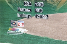 Tom Seaver Signed Career Statistics 16x20 Collage Photo JSA ALOA
