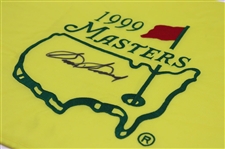 Sam Snead Signed 1999 Masters Tournament Embroidered Flag PSA #AM94447