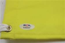 Sam Snead Signed 1999 Masters Tournament Embroidered Flag PSA #AM94447