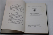 1962 'Turf Management' Revised Edition Book by Burton Musser