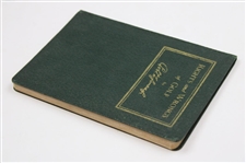 1935 'Rights and Wrongs of Golf' by Bobby Jones AG Spalding & Bros Green Cover Booklet