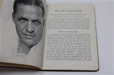 1935 'Rights and Wrongs of Golf' by Bobby Jones AG Spalding & Bros Green Cover Booklet