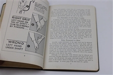 1935 'Rights and Wrongs of Golf' by Bobby Jones AG Spalding & Bros Green Cover Booklet