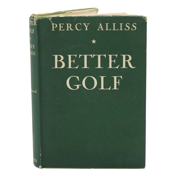 1933 Better Golf by Percy Alliss
