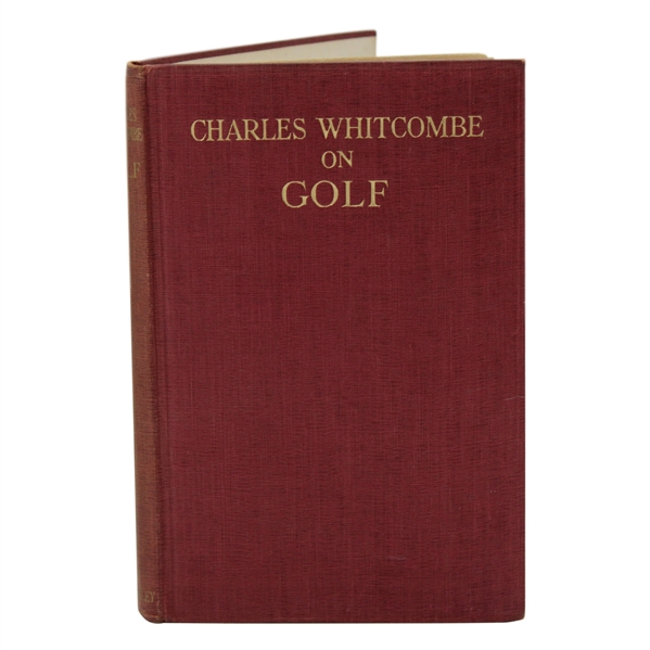 1931 Charles Whitcombe On Golf Book by Charles Whitcombe