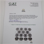 Eleven (11) 1959 Ryder Cup at Eldorado Badges & (4) Patches
