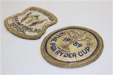 Five (5) Ryder Cup Ties w/1983 & 1989 Ryder Cup Coat Crests