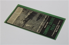 Undated 'World Wide Combined Golfers Policy Golf Score Chart' Booklet