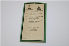 Undated 'World Wide Combined Golfers Policy Golf Score Chart' Booklet