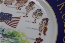 2002 Junior Ryder Cup at K. Club Ltd Ed Ceramic Plate by Cary Blair #22/24