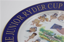 2002 Junior Ryder Cup at K. Club Ltd Ed Ceramic Plate by Cary Blair #22/24