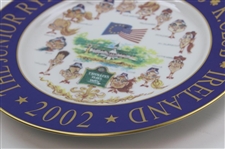 2002 Junior Ryder Cup at K. Club Ltd Ed Ceramic Plate by Cary Blair #22/24