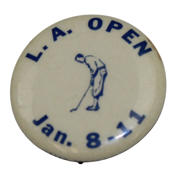 1937 LA Open Contestants Pin