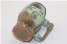 Unique c.1970's Porcelain Bramble Golf Ball Handled Golfer Mug