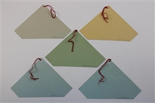 Five (5) 1969 World Cup Golf Tournament Tickets - Thursday-Sunday - Trevino & Moody Win
