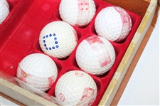 1899-1939 Limited Edition 'Anthology of the Golf Ball' Original Molds Display - Brown