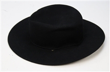 Chi Chi Rodriguez's Personal Black Wool Cowboy Hat 