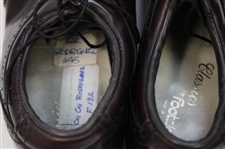 Chi Chi Rodriguez's Personal Classics By FootJoy Brown Golf Shoes w/Blue Shoe Bags