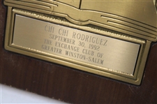 Chi Chi Rodriguez's Personal 1992 Book Of Golden Deeds Plaque