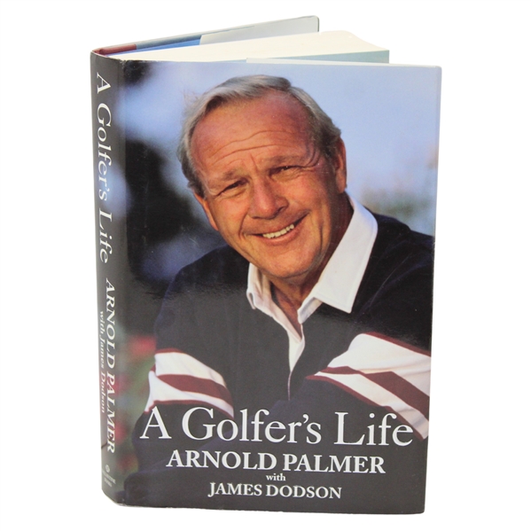 Arnold Palmer Signed 1999 1st Edition A Golfers Life JSA ALOA