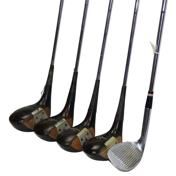 Set of Macgregor Woods (Persimmon) MT Driver Needs Work & Sand Iron MT