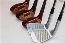 Macgregor By Jack Nicklaus Driver, 3 & 5 Woods, Muirfield Sand Iron & 8 Iron