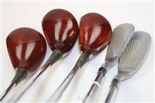 Macgregor By Jack Nicklaus Driver, 3 & 5 Woods, Muirfield Sand Iron & 8 Iron