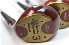 Macgregor By Jack Nicklaus Driver, 3 & 5 Woods, Muirfield Sand Iron & 8 Iron