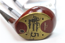 Macgregor By Jack Nicklaus Driver, 3 & 5 Woods, Muirfield Sand Iron & 8 Iron