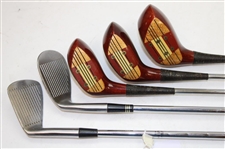 Macgregor By Jack Nicklaus Driver, 3 & 5 Woods, Muirfield Sand Iron & 8 Iron