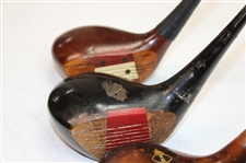 Macgregor Woods M-33 Driver, AT2W Driver Tommy Armour, 925W 2 Wood, Jack Nicklaus Muirfield 3-Wood, DX1W 5 Wood & Macgregor Driver Eye-O-Matic