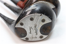 Macgregor Woods M-33 Driver, AT2W Driver Tommy Armour, 925W 2 Wood, Jack Nicklaus Muirfield 3-Wood, DX1W 5 Wood & Macgregor Driver Eye-O-Matic