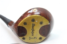 Macgregor Woods M-33 Driver, AT2W Driver Tommy Armour, 925W 2 Wood, Jack Nicklaus Muirfield 3-Wood, DX1W 5 Wood & Macgregor Driver Eye-O-Matic