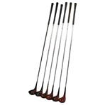 Macgregor Woods M-33 Driver, AT2W Driver Tommy Armour, 925W 2 Wood, Jack Nicklaus Muirfield 3-Wood, DX1W 5 Wood & Macgregor Driver Eye-O-Matic