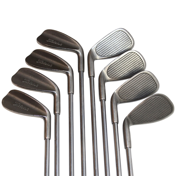 Set of Titleist Irons c. 1981 3-9 + SW Accu-Flo Shafts R Flex