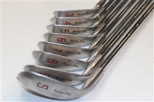 Set of Titleist Irons c. 1981 3-9 + SW Accu-Flo Shafts R Flex