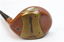 Set of Fulcrum Balanced Driver, 2, 3, 4 Woods Persimmon Wood Heads